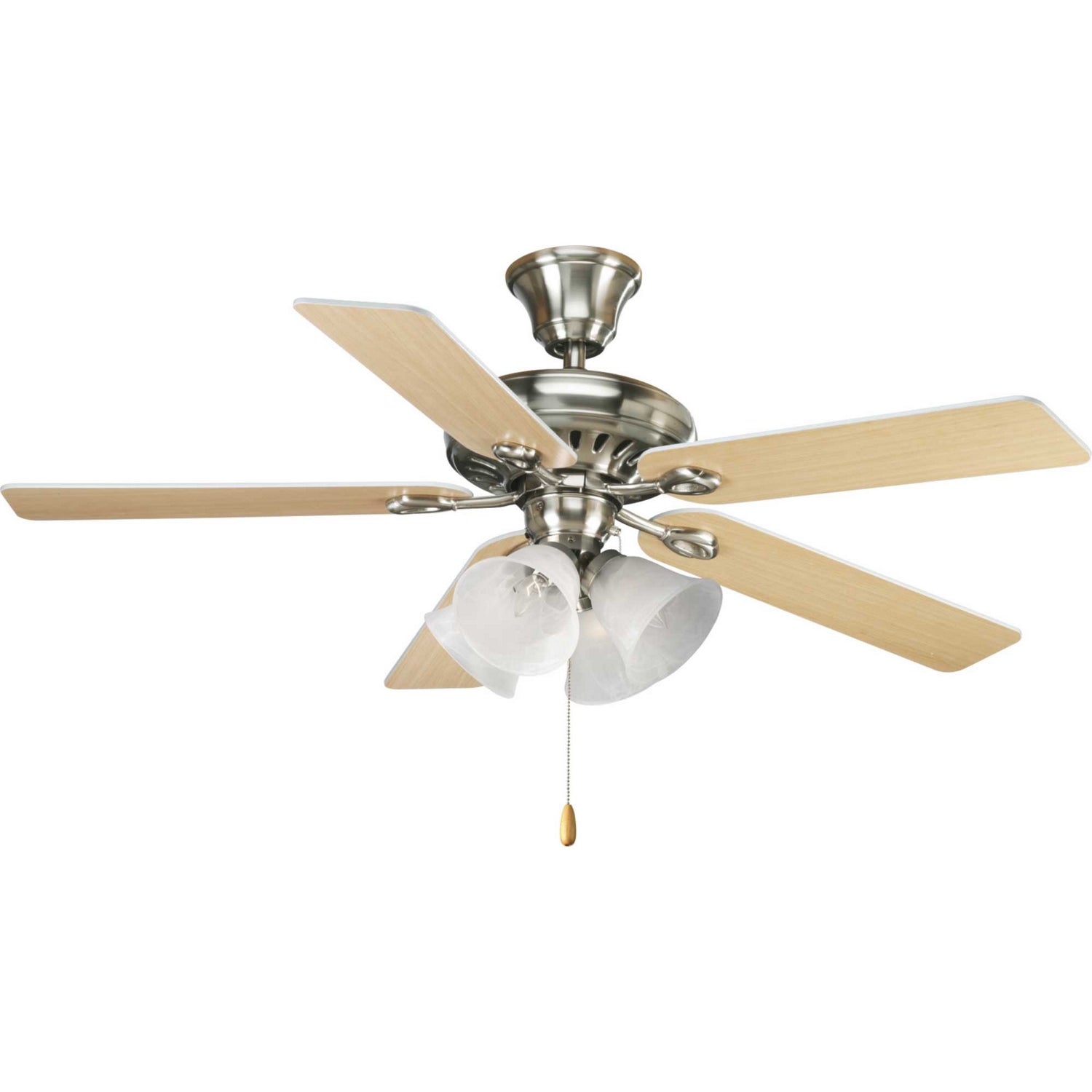 Progress Lighting - P2521-09 - 52"Ceiling Fan - Airpro Signature - Brushed Nickel