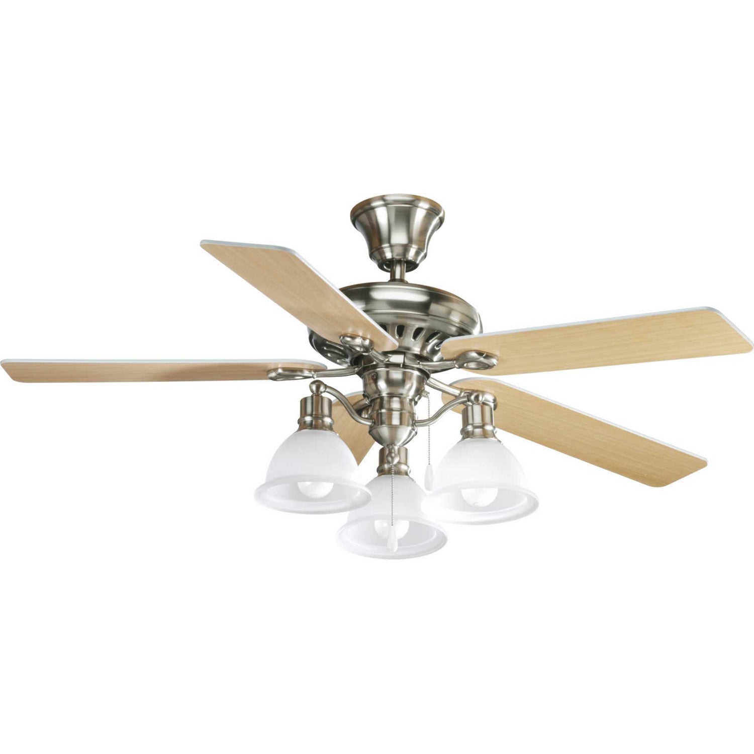 Progress Lighting - P2521-09 - 52"Ceiling Fan - Airpro Signature - Brushed Nickel