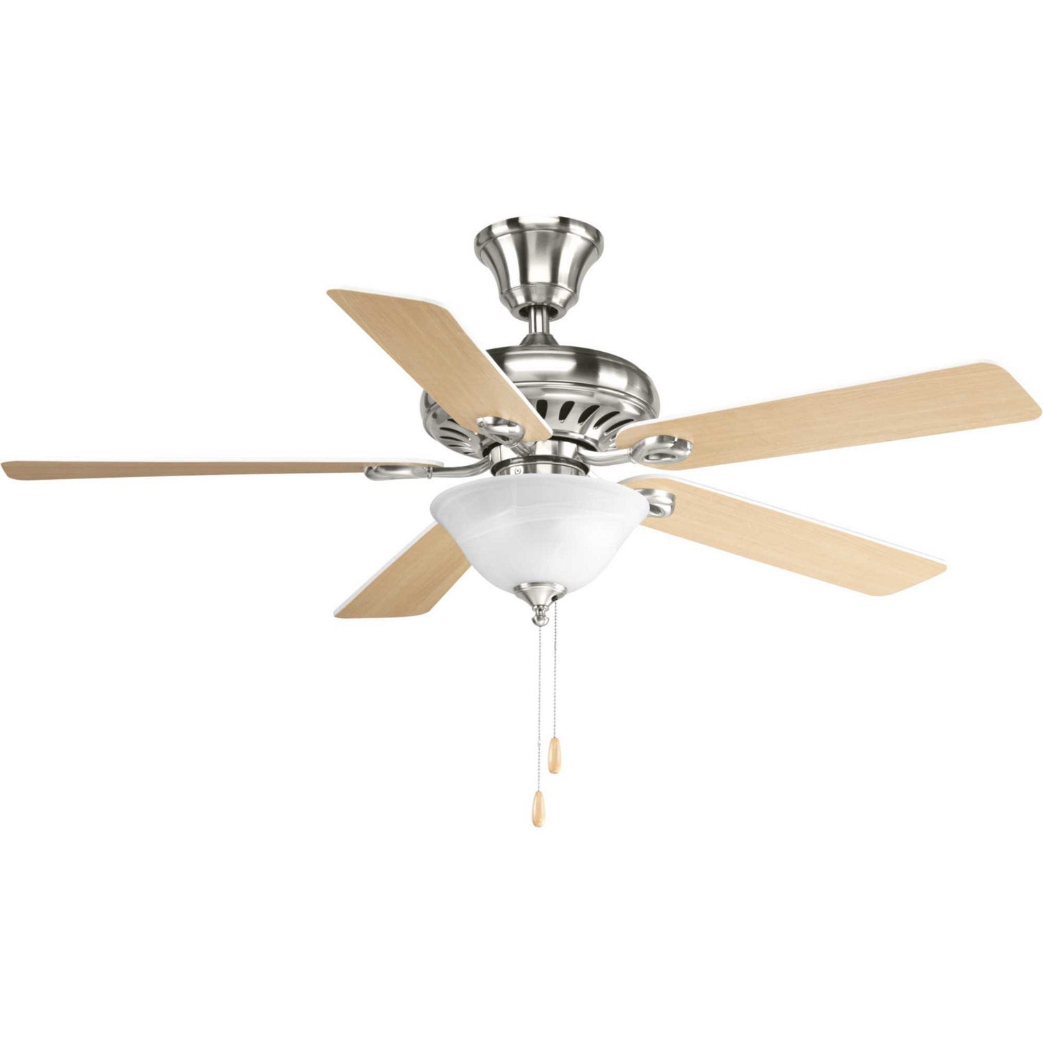 Progress Lighting - P2521-09 - 52"Ceiling Fan - Airpro Signature - Brushed Nickel