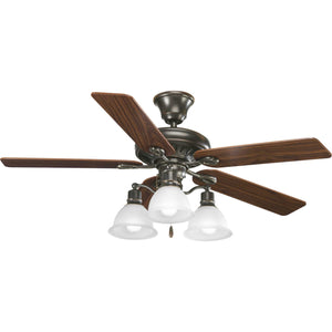 Progress Lighting - P2521-20 - 52"Ceiling Fan - Airpro Signature - Antique Bronze