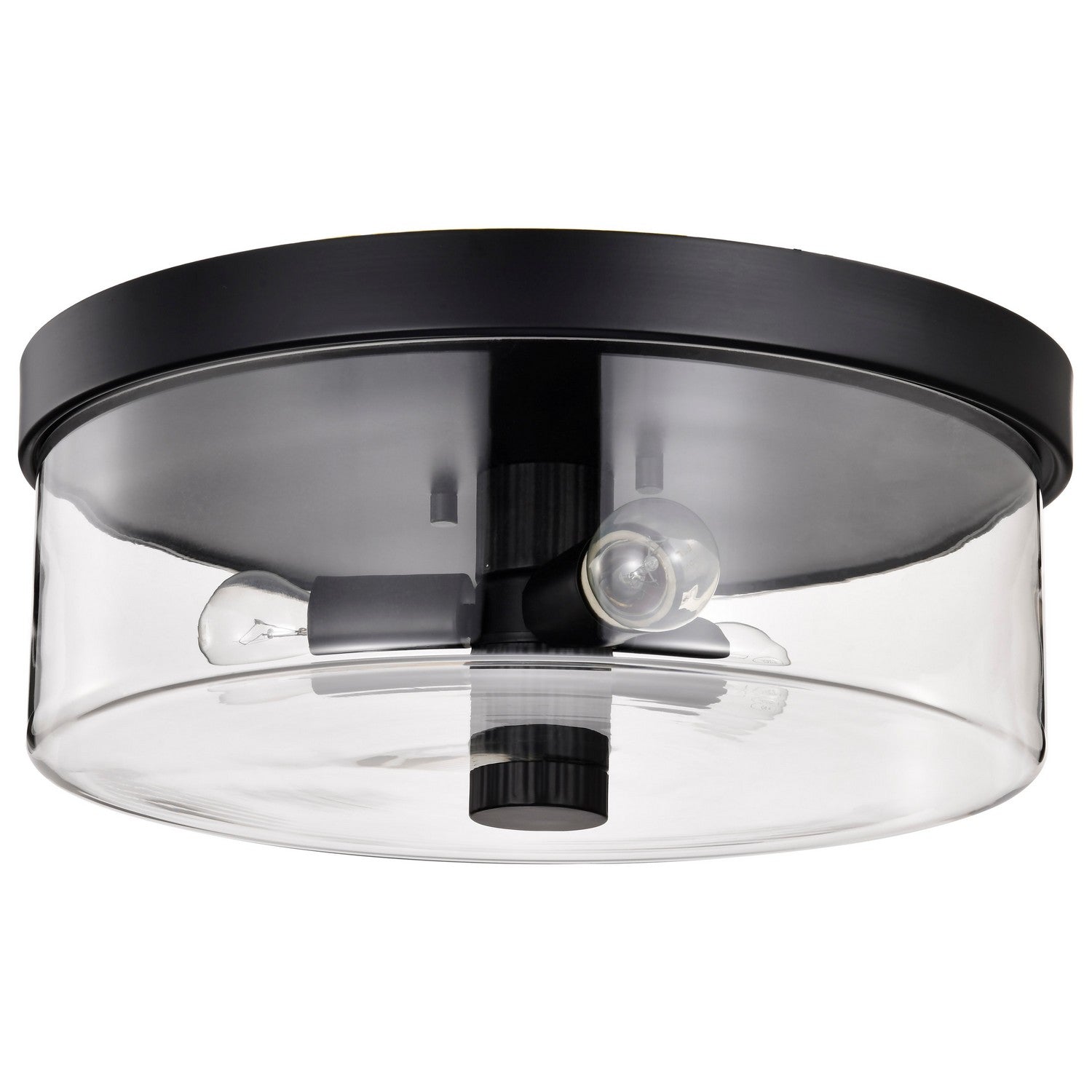 Nuvo Lighting - 60-8065 - Flush Mount - Clarksville - Matte Black