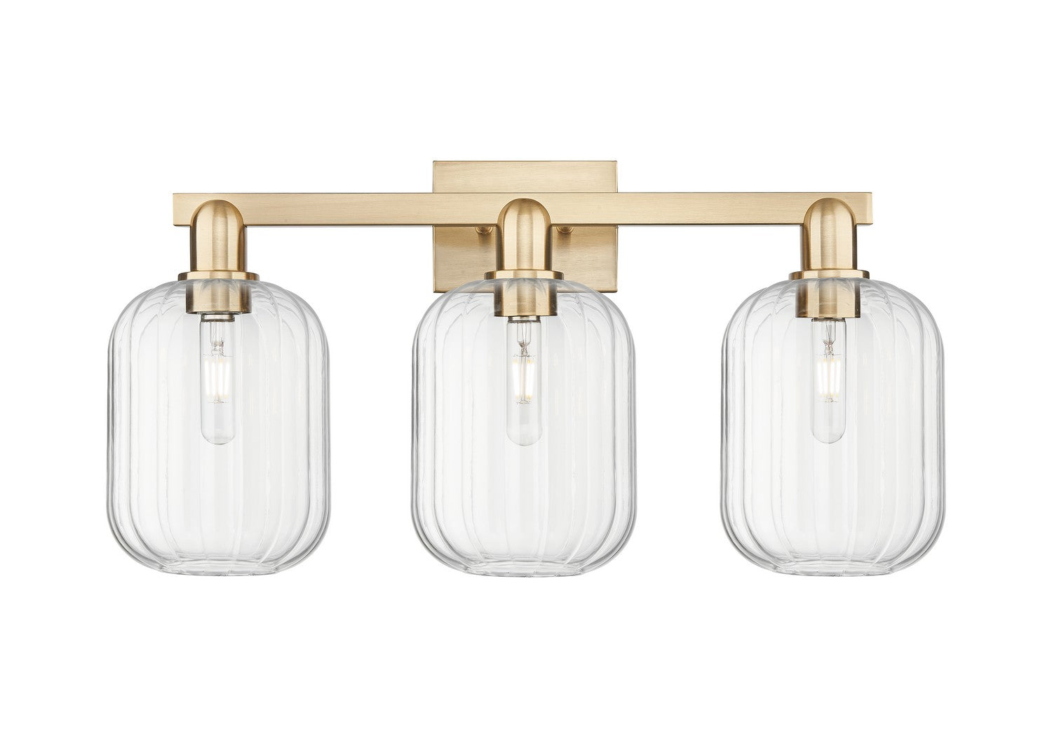 Innovations - 716-3W-CB-G460-7CL - Three Light Bath Vanity - Arcadia - Champagne Bronze