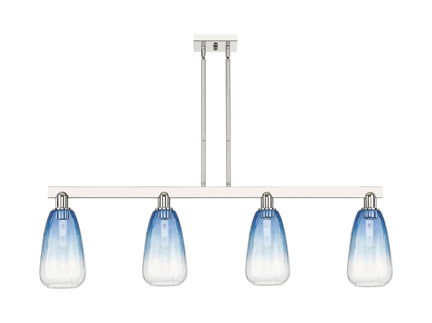 Innovations - 716-4I-PN-G480-6SB - Four Light Island Pendant - Arcadia - Polished Nickel