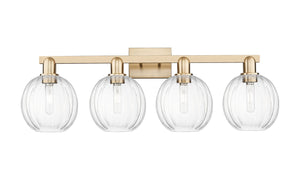 Innovations - 716-4W-CB-G458-7CL - Four Light Bath Vanity - Arcadia - Champagne Bronze