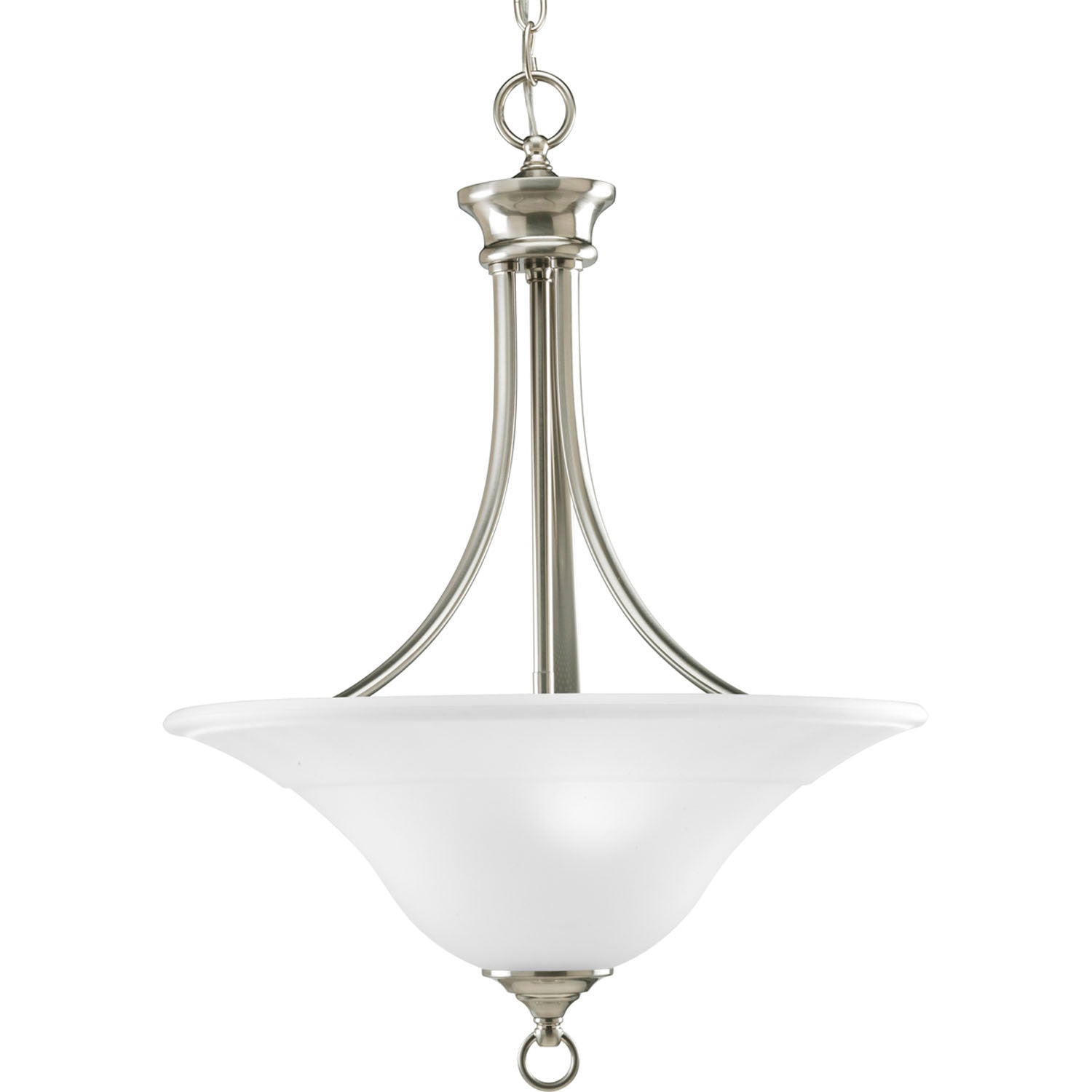 Progress Lighting - P3474-09 - Three Light Foyer Pendant - Trinity - Brushed Nickel