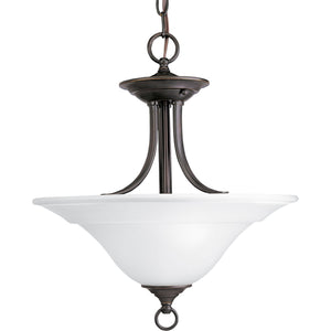 Progress Lighting - P3473-20 - Two Light Semi-Flush Mount - Trinity - Antique Bronze