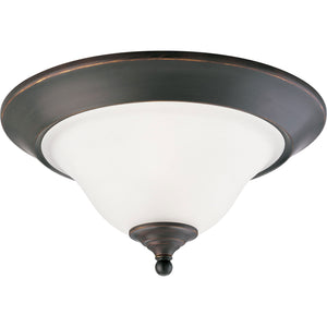 Progress Lighting - P3476-20 - Two Light Flush Mount - Trinity - Antique Bronze