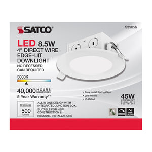 Satco - S39056 - LED Downlight - White