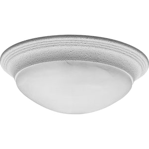 Progress Lighting - P3689-30 - Two Light Flush Mount - Alabaster Glass - White