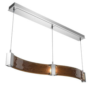 Hammerton Studio - PLB0042-48-CS-BG-CA1-L1 - LED Linear Suspension - Parallel - Classic Silver