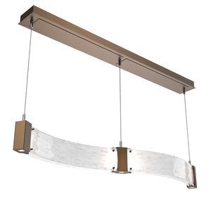 Hammerton Studio - PLB0042-48-FB-CG-CA1-L1 - LED Linear Suspension - Parallel - Flat Bronze