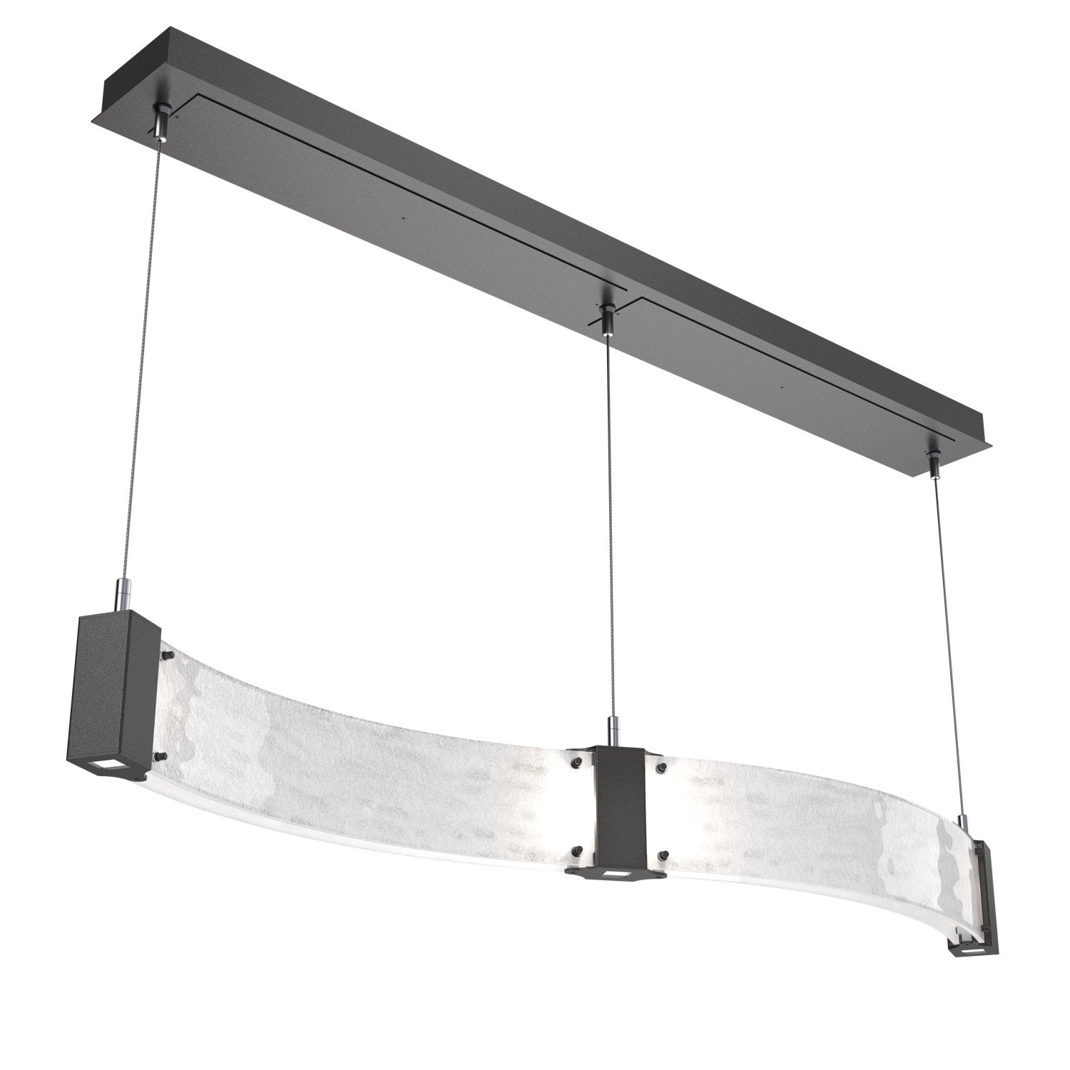 Hammerton Studio - PLB0042-48-GP-CG-CA1-L1 - LED Linear Suspension - Parallel - Graphite