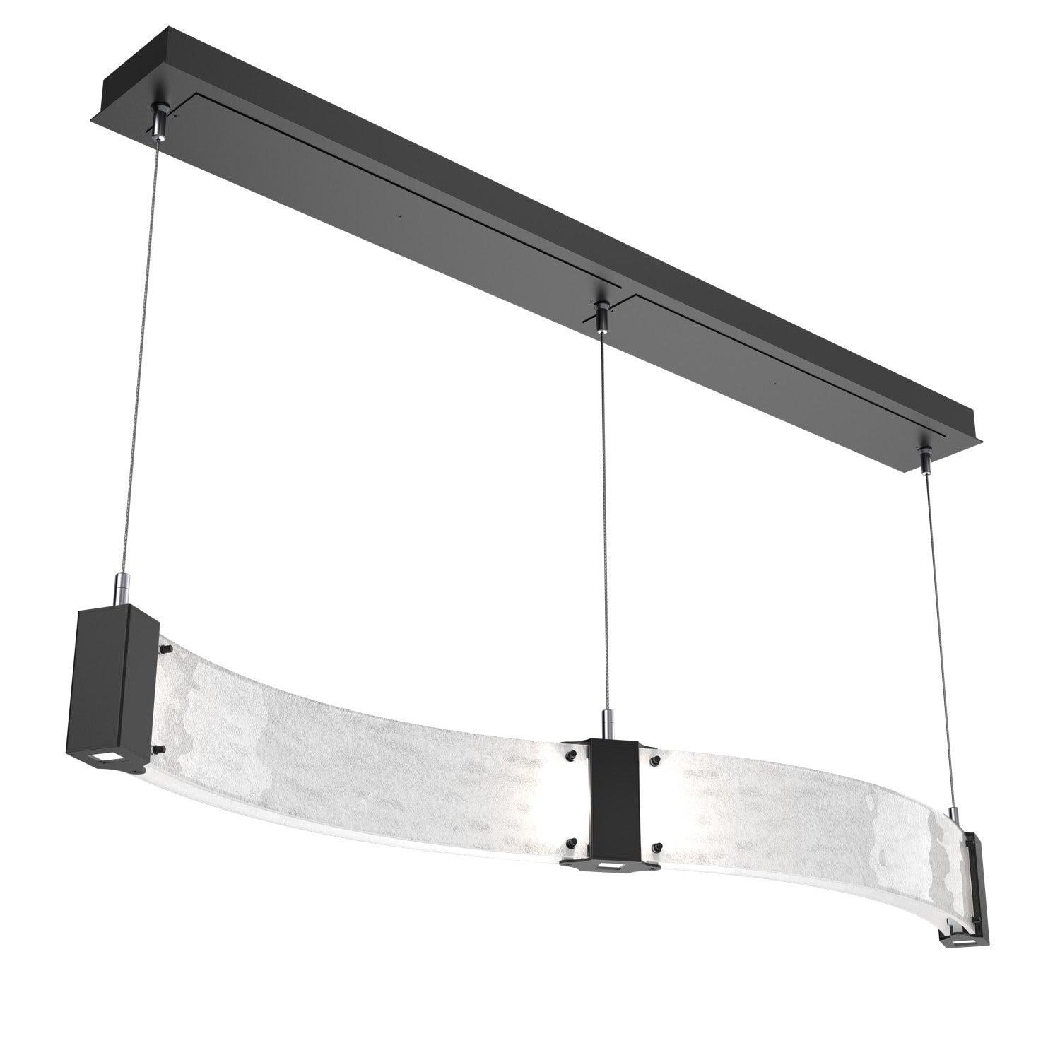 Hammerton Studio - PLB0042-48-MB-CG-CA1-L3 - LED Linear Suspension - Parallel - Matte Black