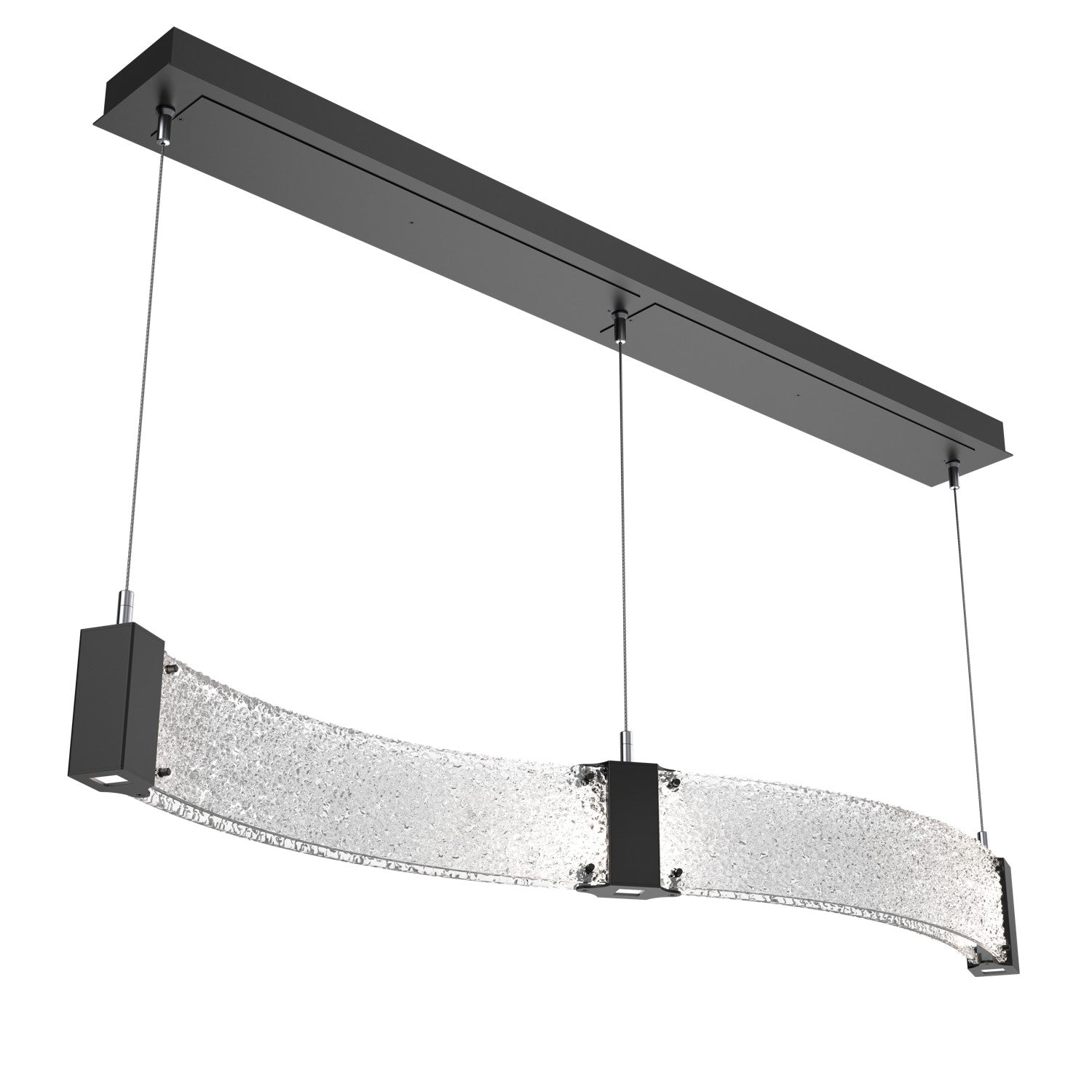Hammerton Studio - PLB0042-48-MB-CR-CA1-L3 - LED Linear Suspension - Parallel - Matte Black