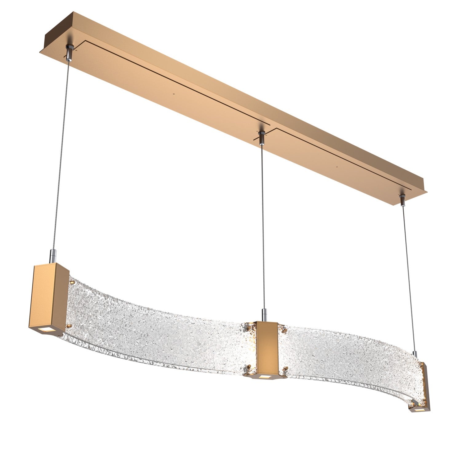 Hammerton Studio - PLB0042-48-NB-CR-CA1-L1 - LED Linear Suspension - Parallel - Novel Brass