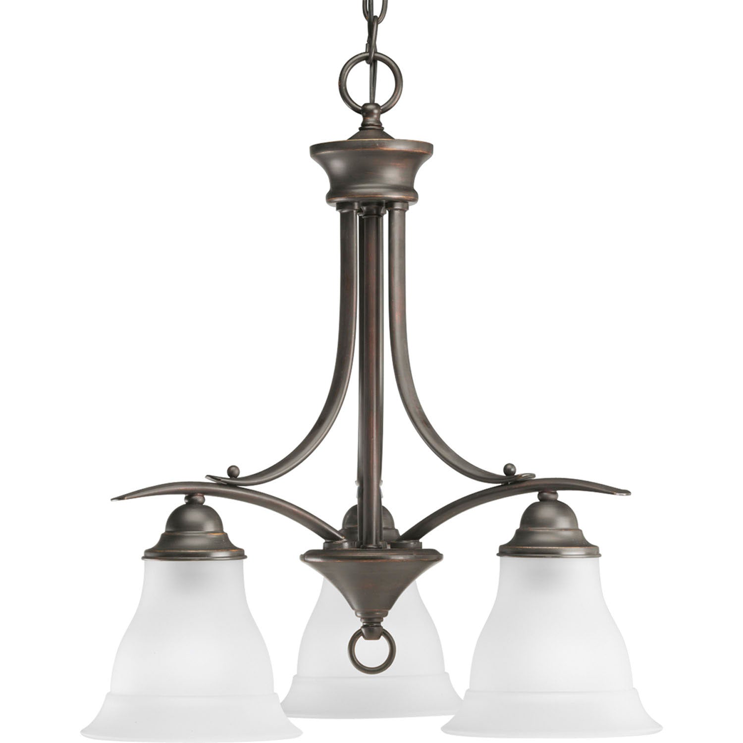 Progress Lighting - P4324-20 - Three Light Chandelier - Trinity - Antique Bronze