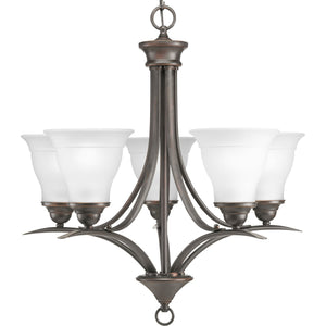 Progress Lighting - P4328-20 - Five Light Chandelier - Trinity - Antique Bronze