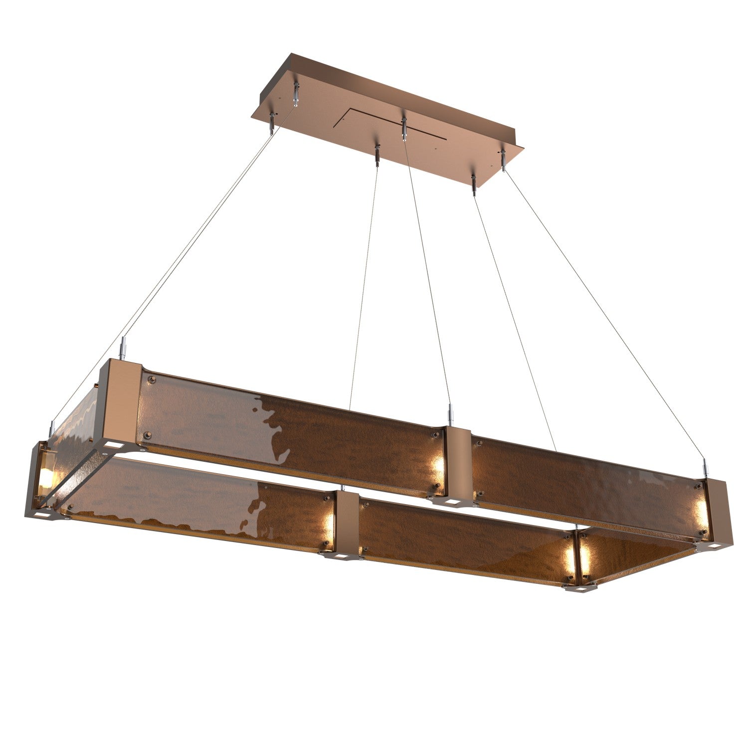 Hammerton Studio - PLB0042-R1-BB-BG-CA1-L1 - LED Chandelier - Parallel - Burnished Bronze