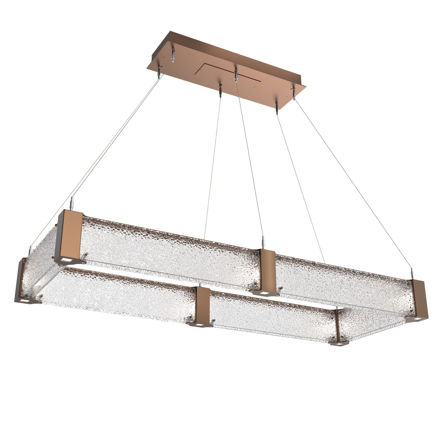 Hammerton Studio - PLB0042-R1-BB-CR-CA1-L3 - LED Chandelier - Parallel - Burnished Bronze