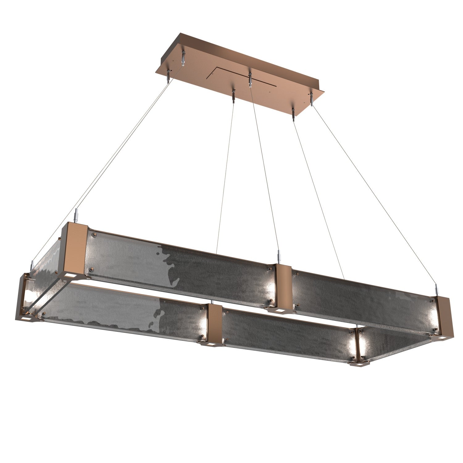 Hammerton Studio - PLB0042-R1-BB-SG-CA1-L3 - LED Chandelier - Parallel - Burnished Bronze