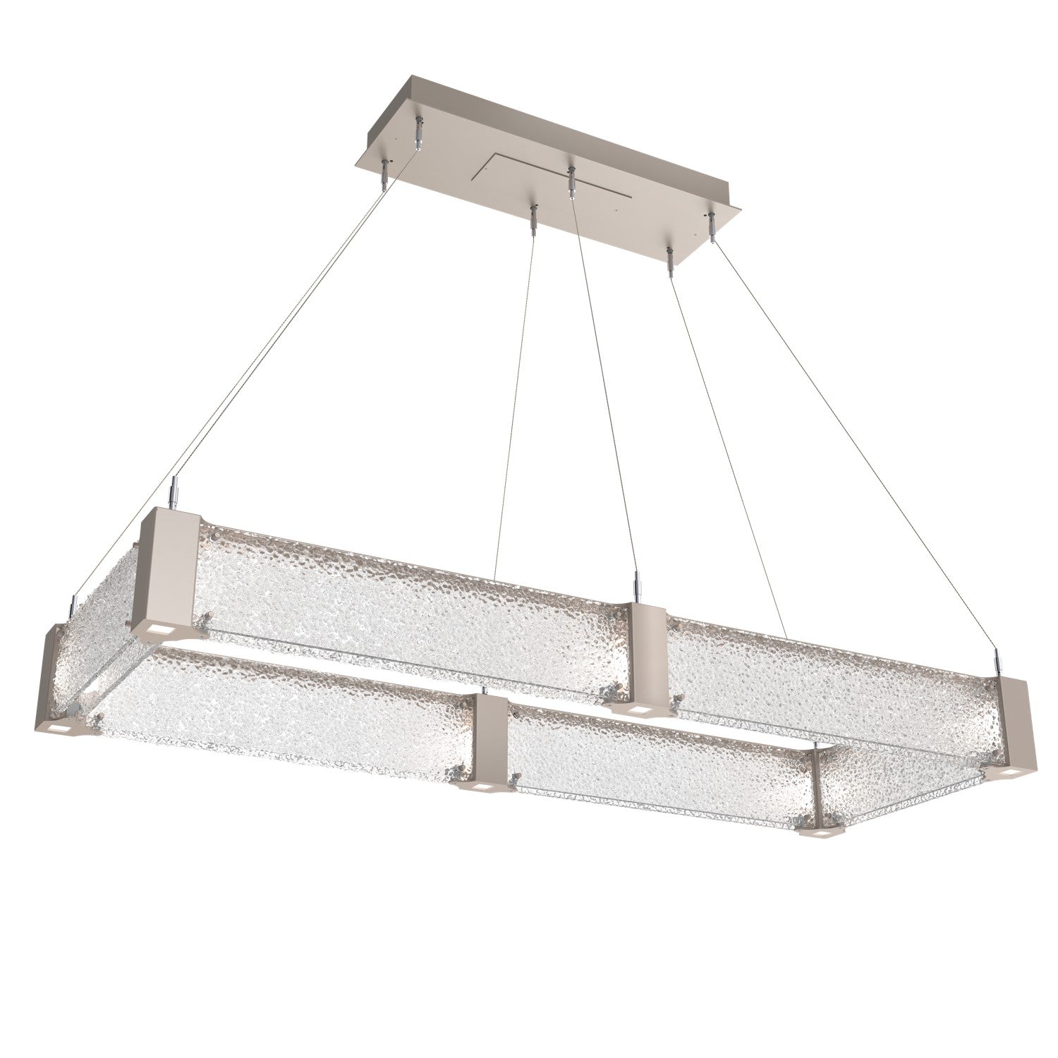 Hammerton Studio - PLB0042-R1-BS-CR-CA1-L3 - LED Chandelier - Parallel - Beige Silver