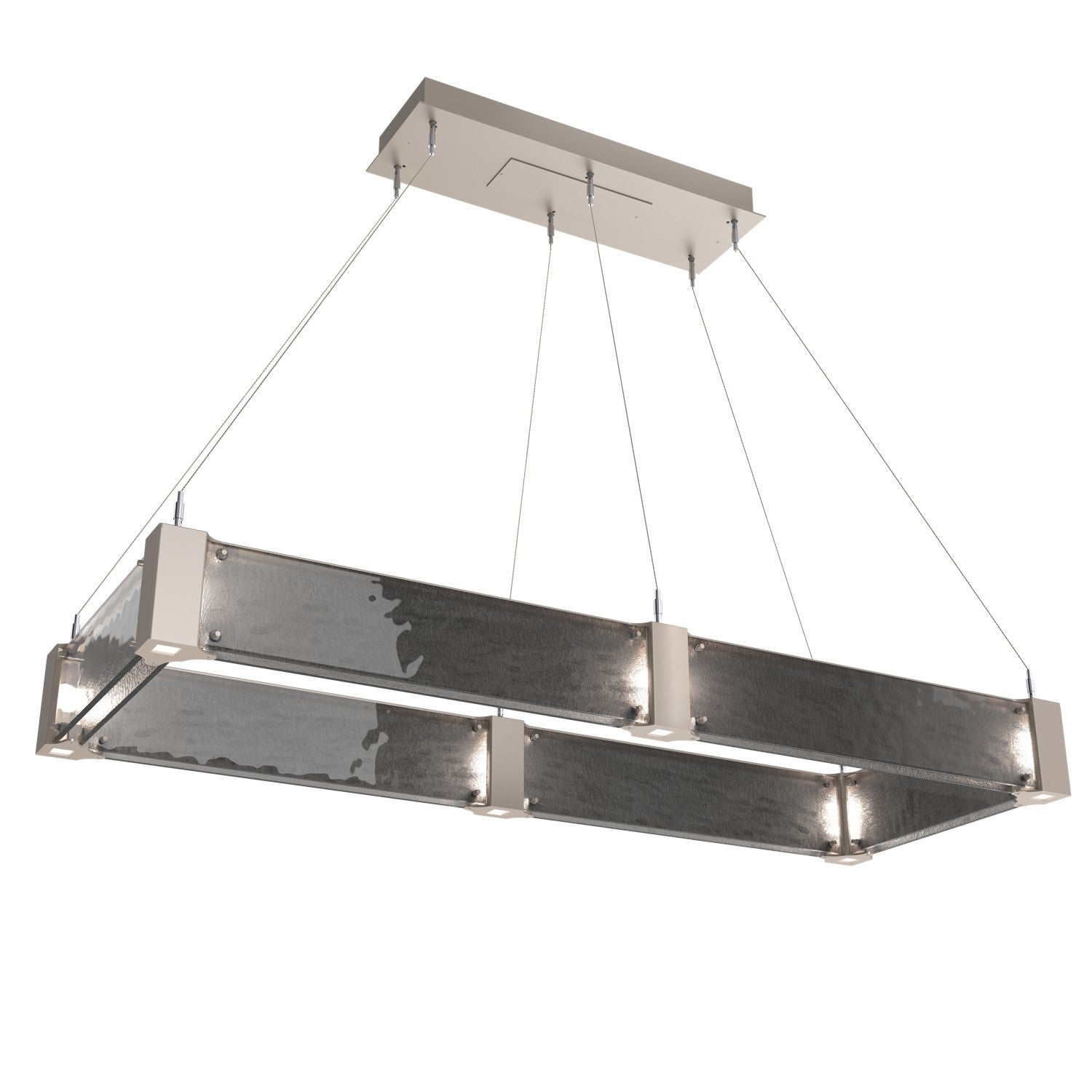 Hammerton Studio - PLB0042-R1-BS-SG-CA1-L1 - LED Chandelier - Parallel - Beige Silver