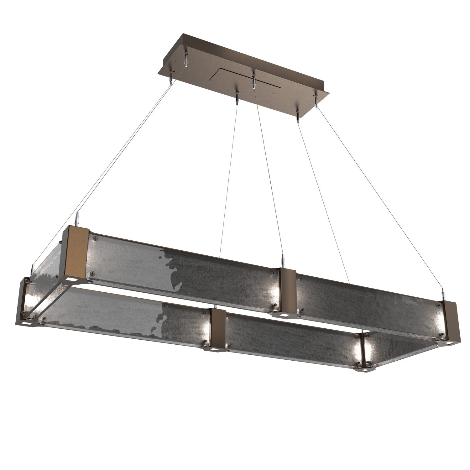 Hammerton Studio - PLB0042-R1-FB-SG-CA1-L3 - LED Chandelier - Parallel - Flat Bronze