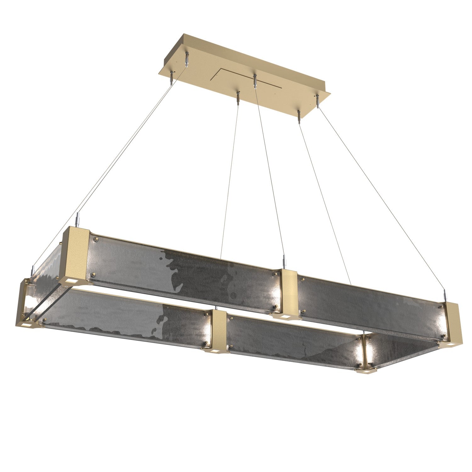 Hammerton Studio - PLB0042-R1-GB-SG-CA1-L3 - LED Chandelier - Parallel - Gilded Brass