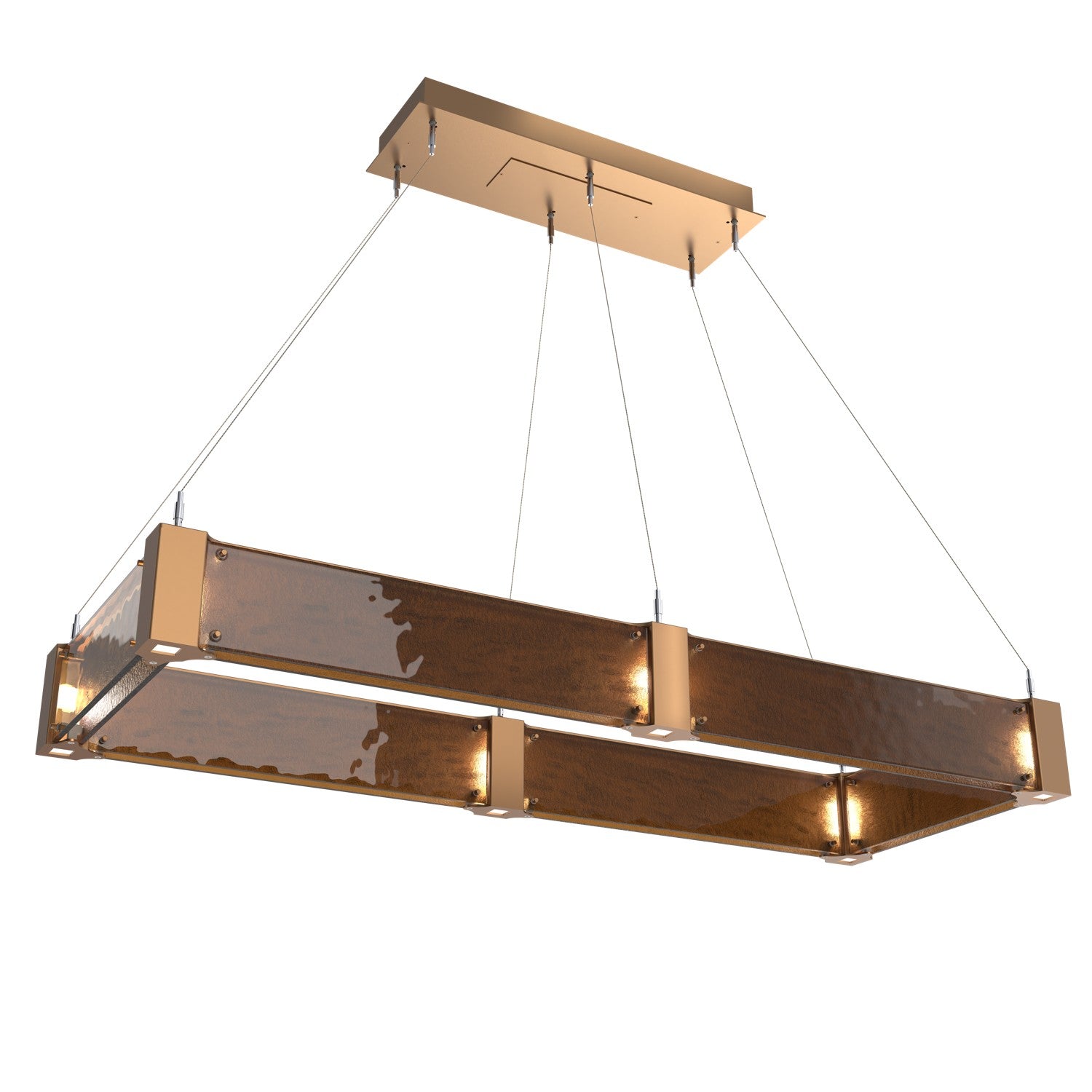 Hammerton Studio - PLB0042-R1-NB-BG-CA1-L3 - LED Chandelier - Parallel - Novel Brass