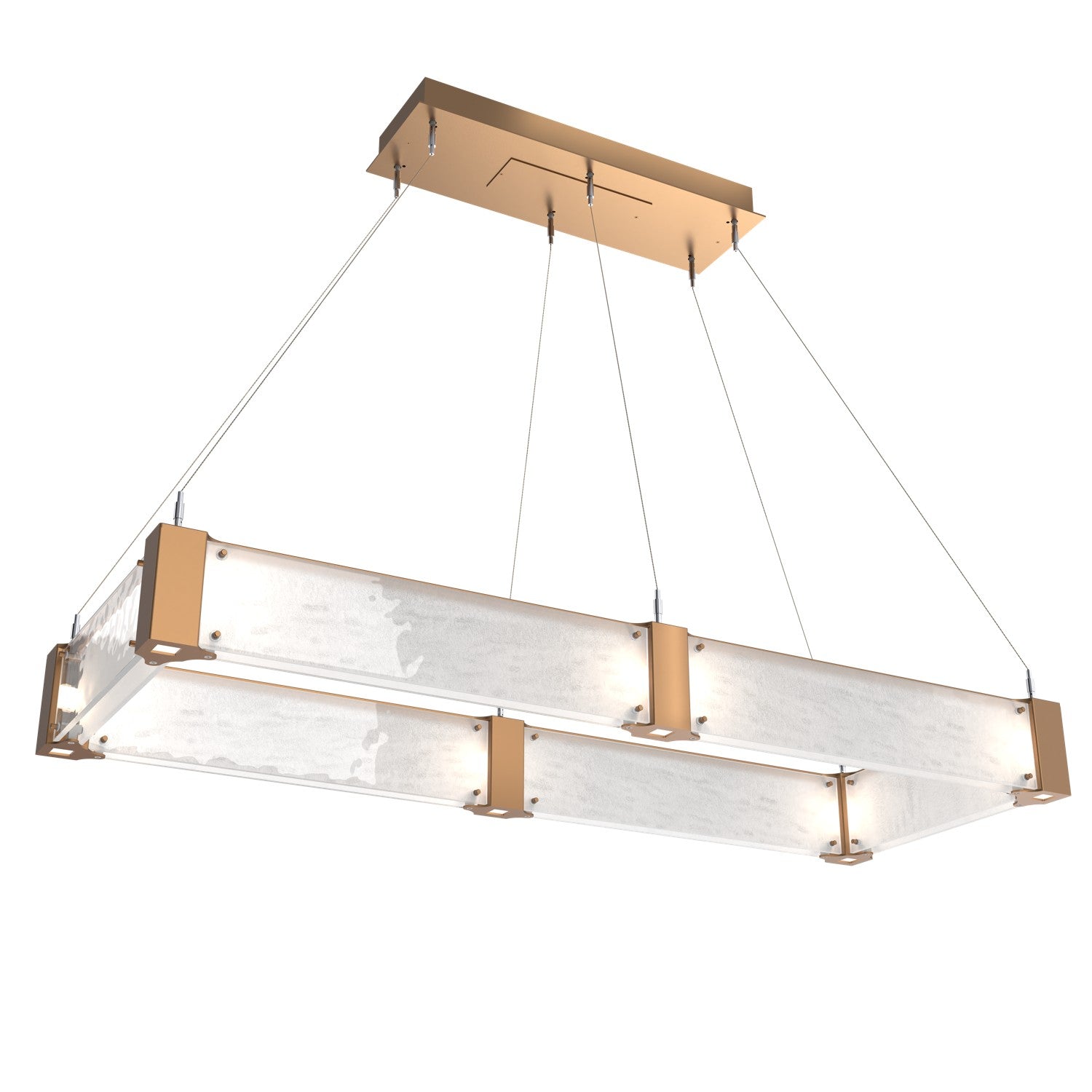 Hammerton Studio - PLB0042-R1-NB-CG-CA1-L3 - LED Chandelier - Parallel - Novel Brass