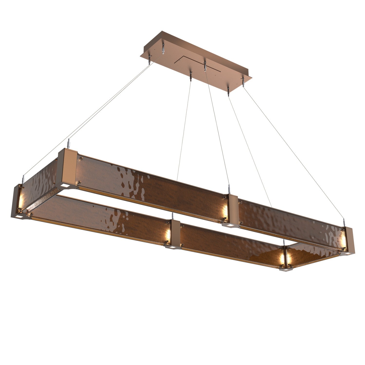 Hammerton Studio - PLB0042-R2-BB-BG-CA1-L1 - LED Chandelier - Parallel - Burnished Bronze