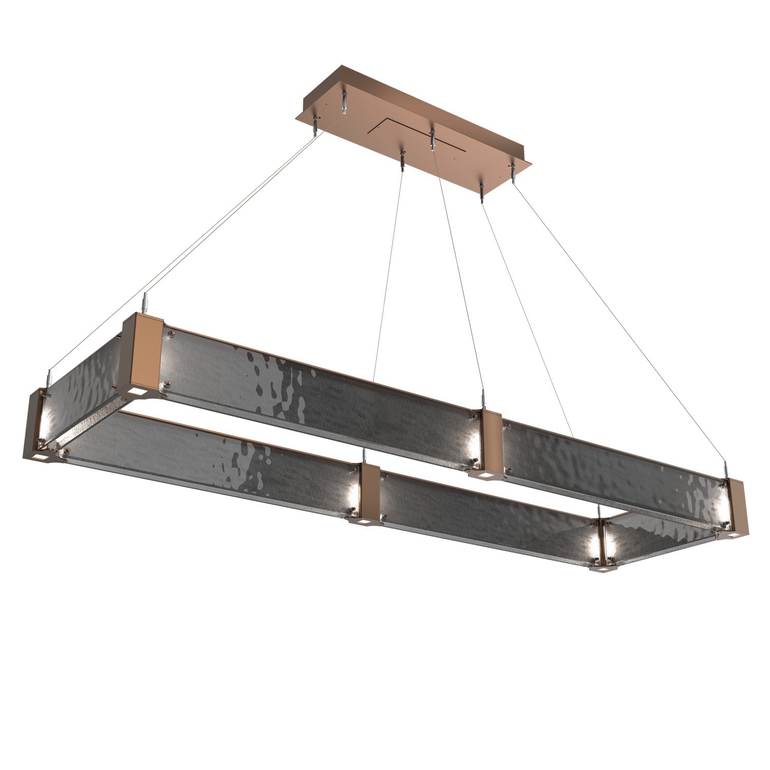 Hammerton Studio - PLB0042-R2-BB-SG-CA1-L3 - LED Chandelier - Parallel - Burnished Bronze