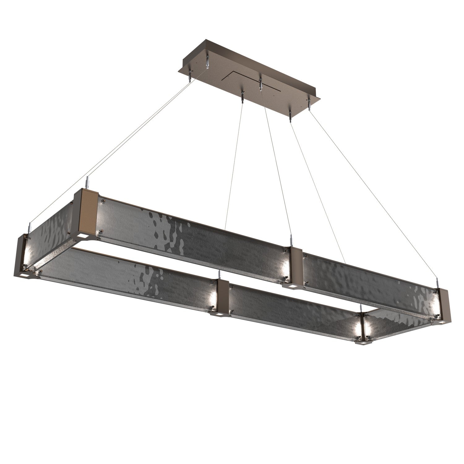 Hammerton Studio - PLB0042-R2-FB-SG-CA1-L3 - LED Chandelier - Parallel - Flat Bronze
