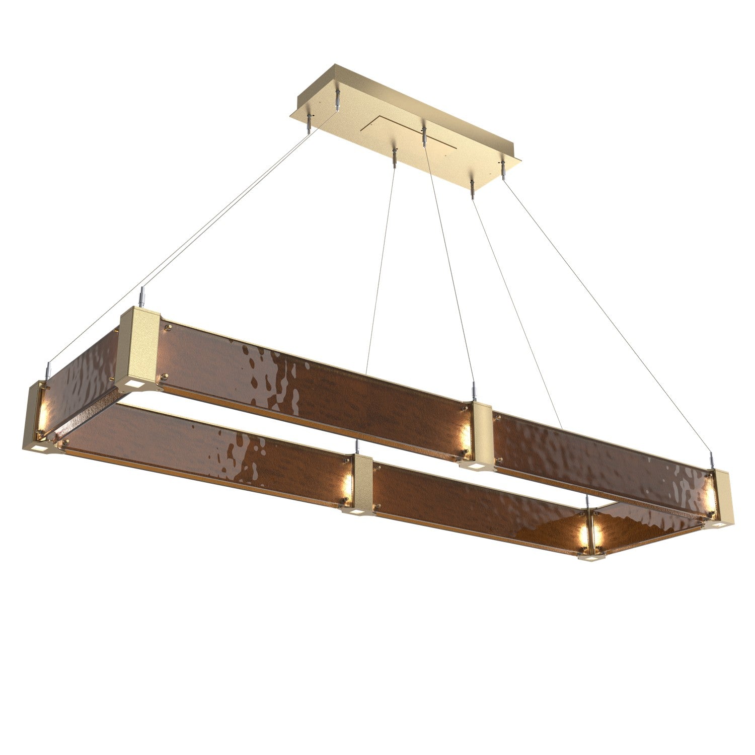 Hammerton Studio - PLB0042-R2-GB-BG-CA1-L3 - LED Chandelier - Parallel - Gilded Brass