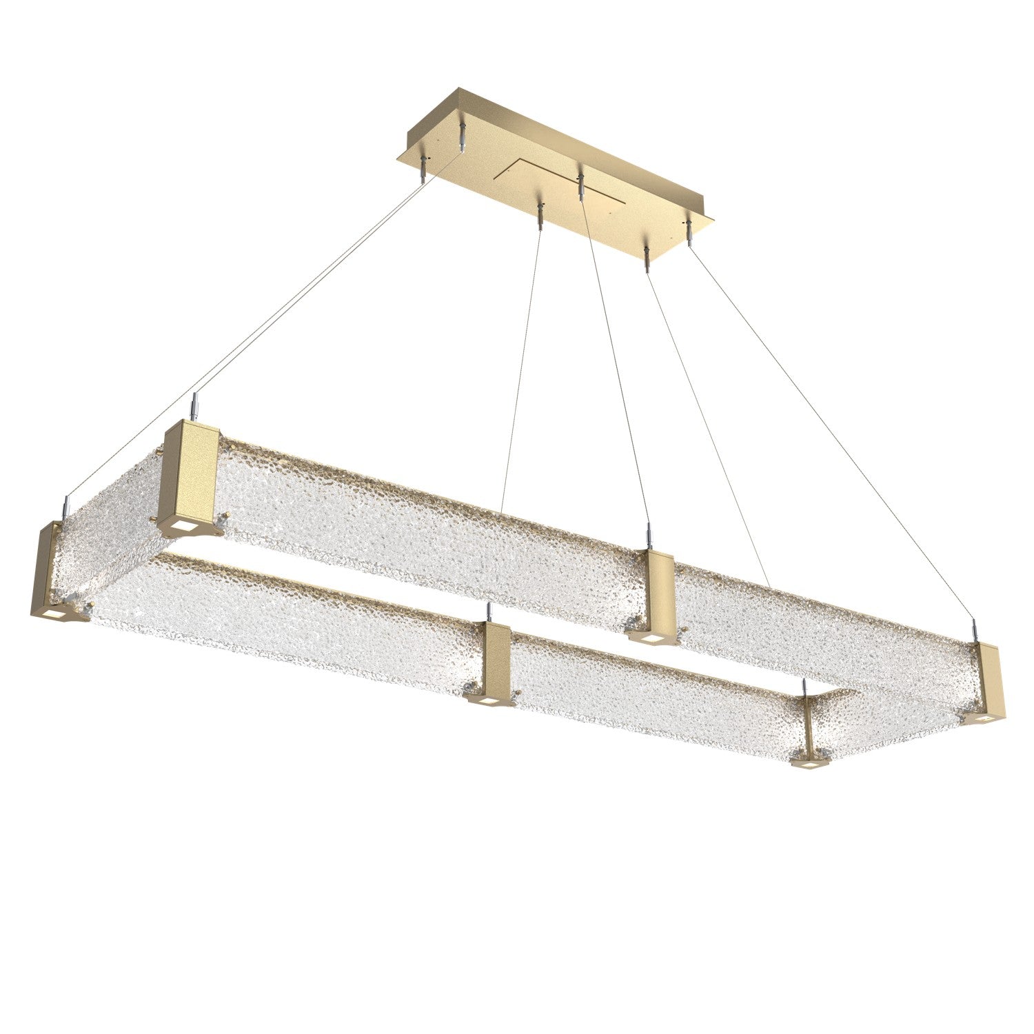 Hammerton Studio - PLB0042-R2-GB-CR-CA1-L3 - LED Chandelier - Parallel - Gilded Brass