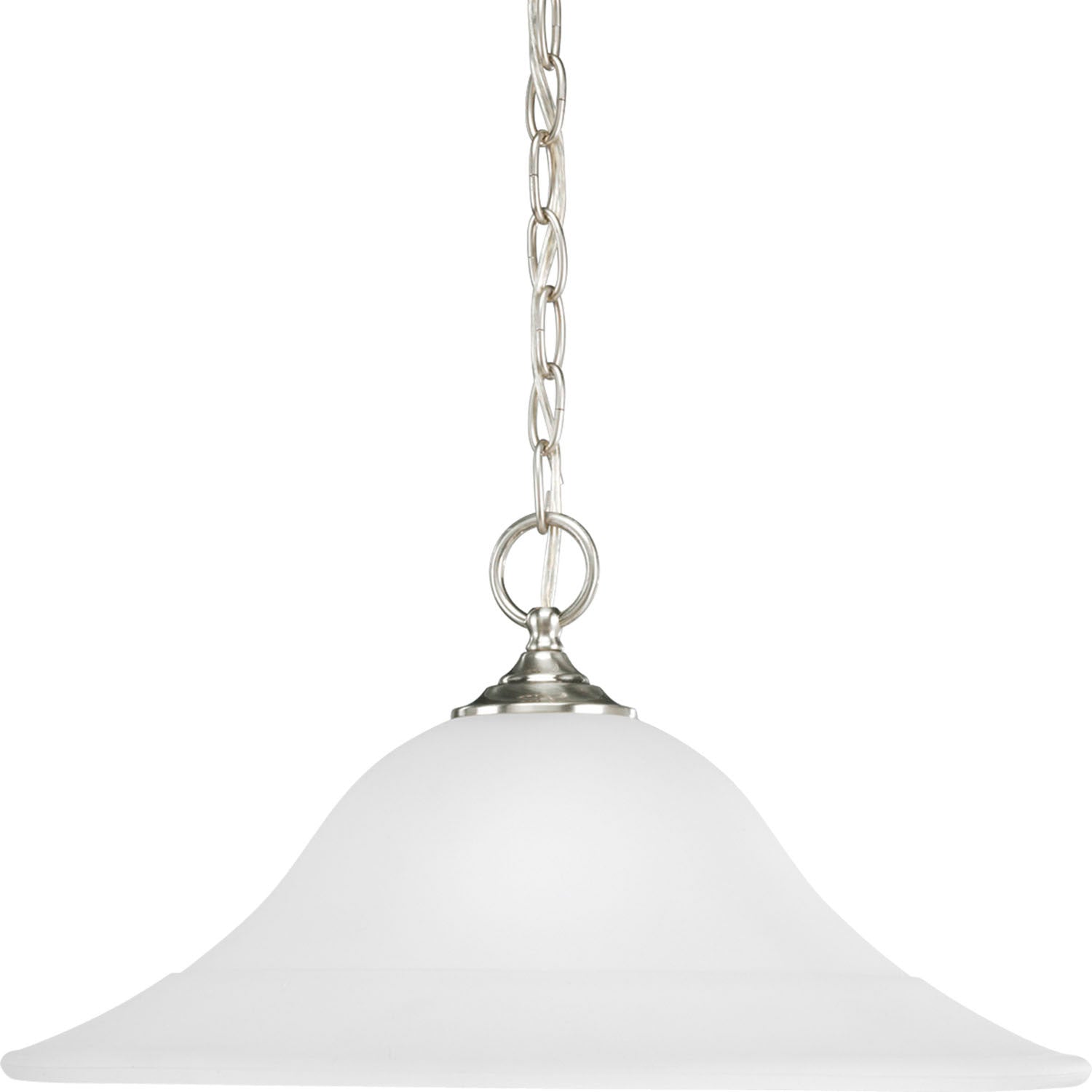 Progress Lighting - P5095-09 - One Light Pendant - Trinity - Brushed Nickel