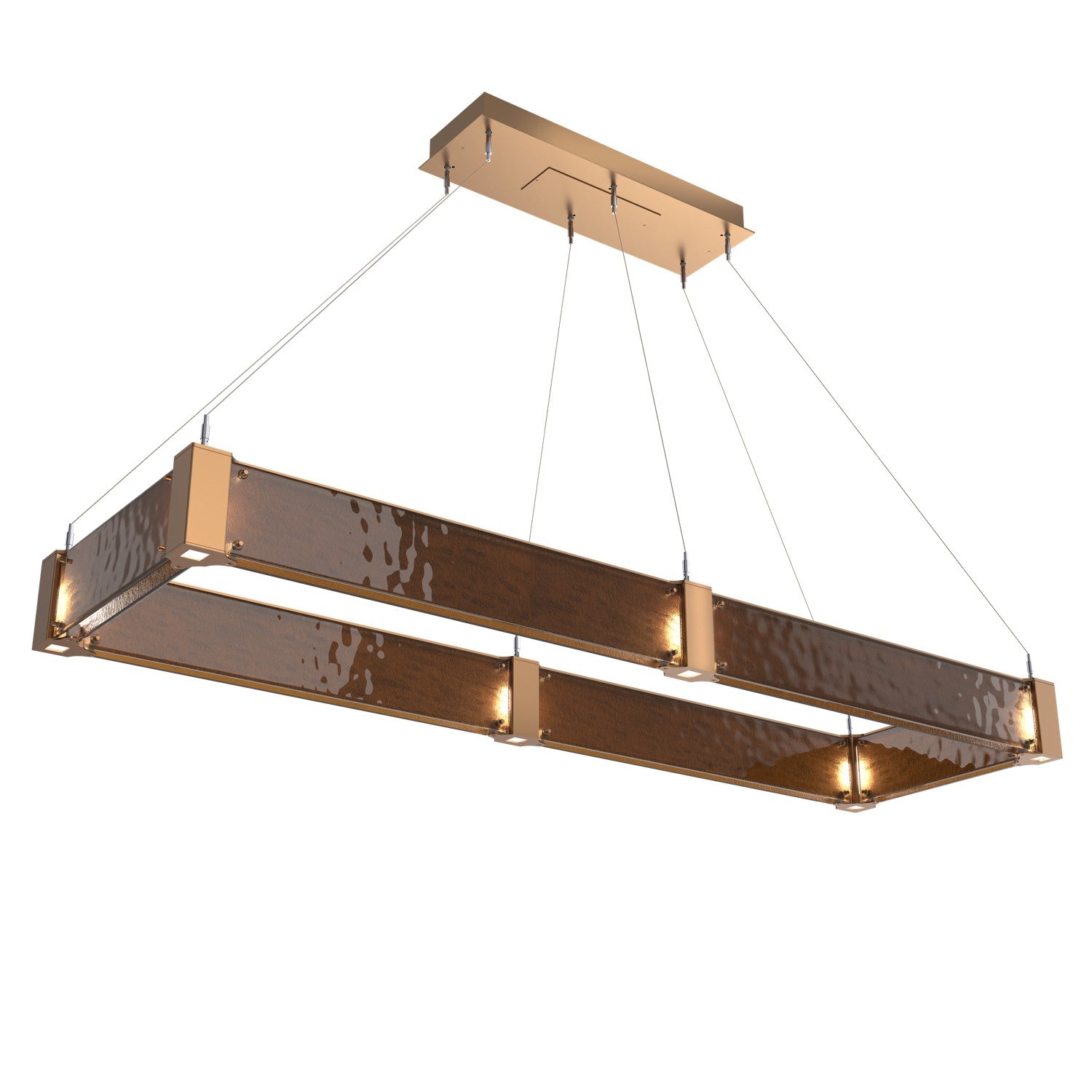 Hammerton Studio - PLB0042-R2-NB-BG-CA1-L3 - LED Chandelier - Parallel - Novel Brass