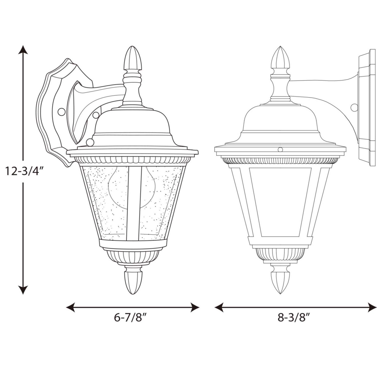 Progress Lighting - P5862-30 - One Light Wall Lantern - Westport - White