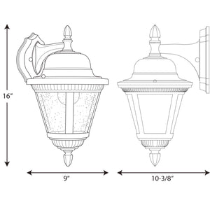 Progress Lighting - P5863-30 - One Light Wall Lantern - Westport - White