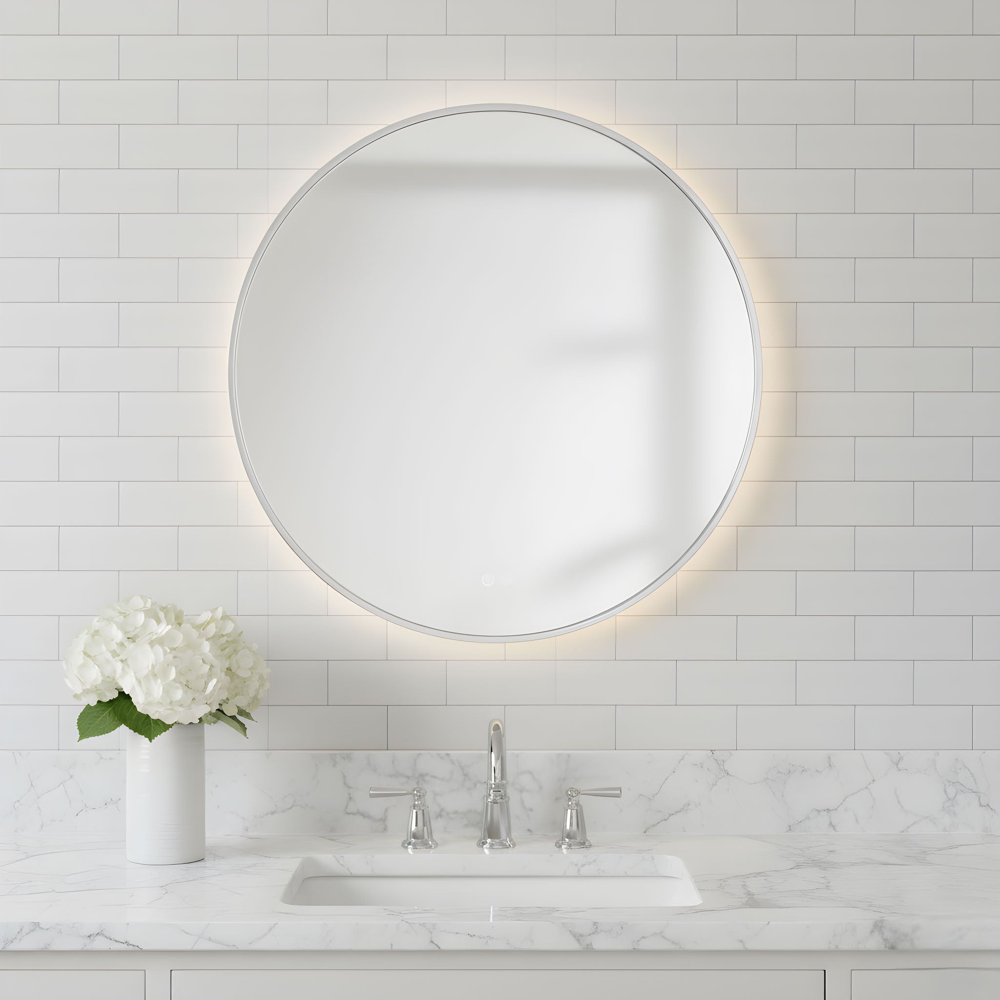 Generation Lighting - MREL1430CH - Mirror - Cadre - Chrome
