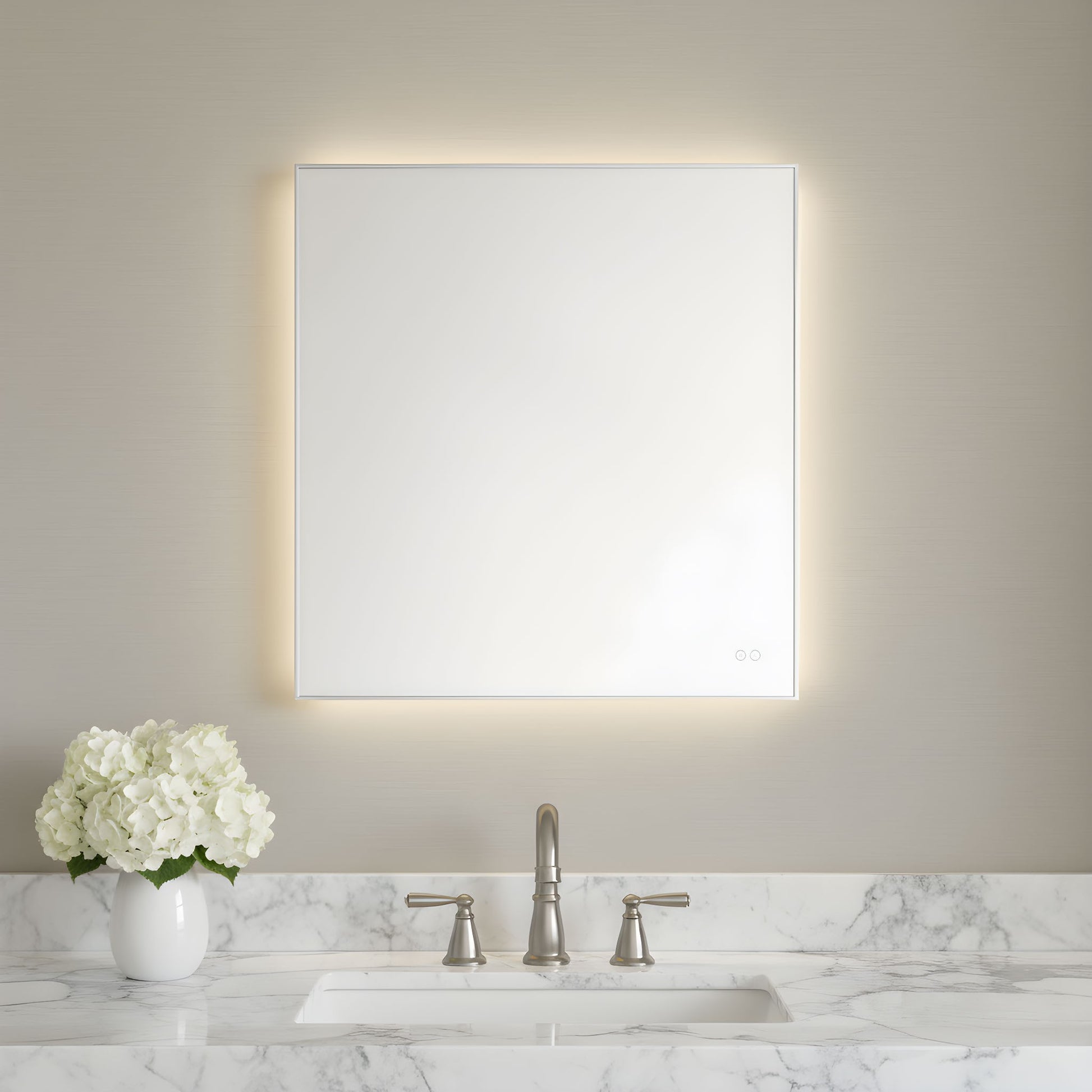 Generation Lighting - MREL1441CH - Mirror - Cadre - Chrome