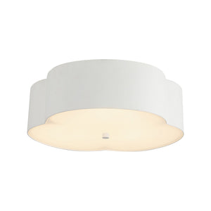 Alora - FM566314AW - Three Light Flush Mount - Adella - Antique White