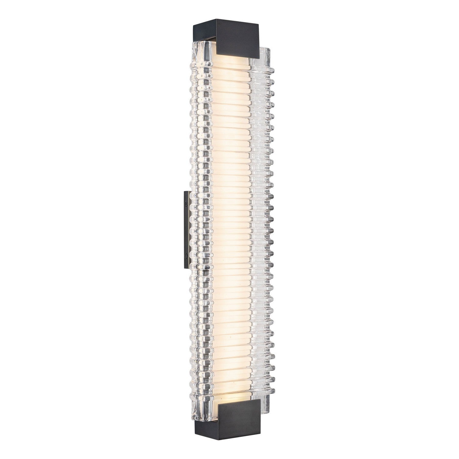Alora - WV374225UBCR - LED Wall Vanity - Alai - Urban Bronze/Ribbed Glass