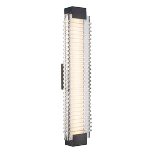 Alora - WV374225UBCR - LED Wall Vanity - Alai - Urban Bronze/Ribbed Glass