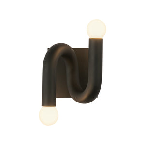 Alora - WV420206MB - Two Light Wall Vanity - Sadie - Matte Black