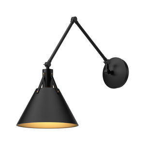 Alora - WV584510MB - One Light Vanity - Archer - Matte Black