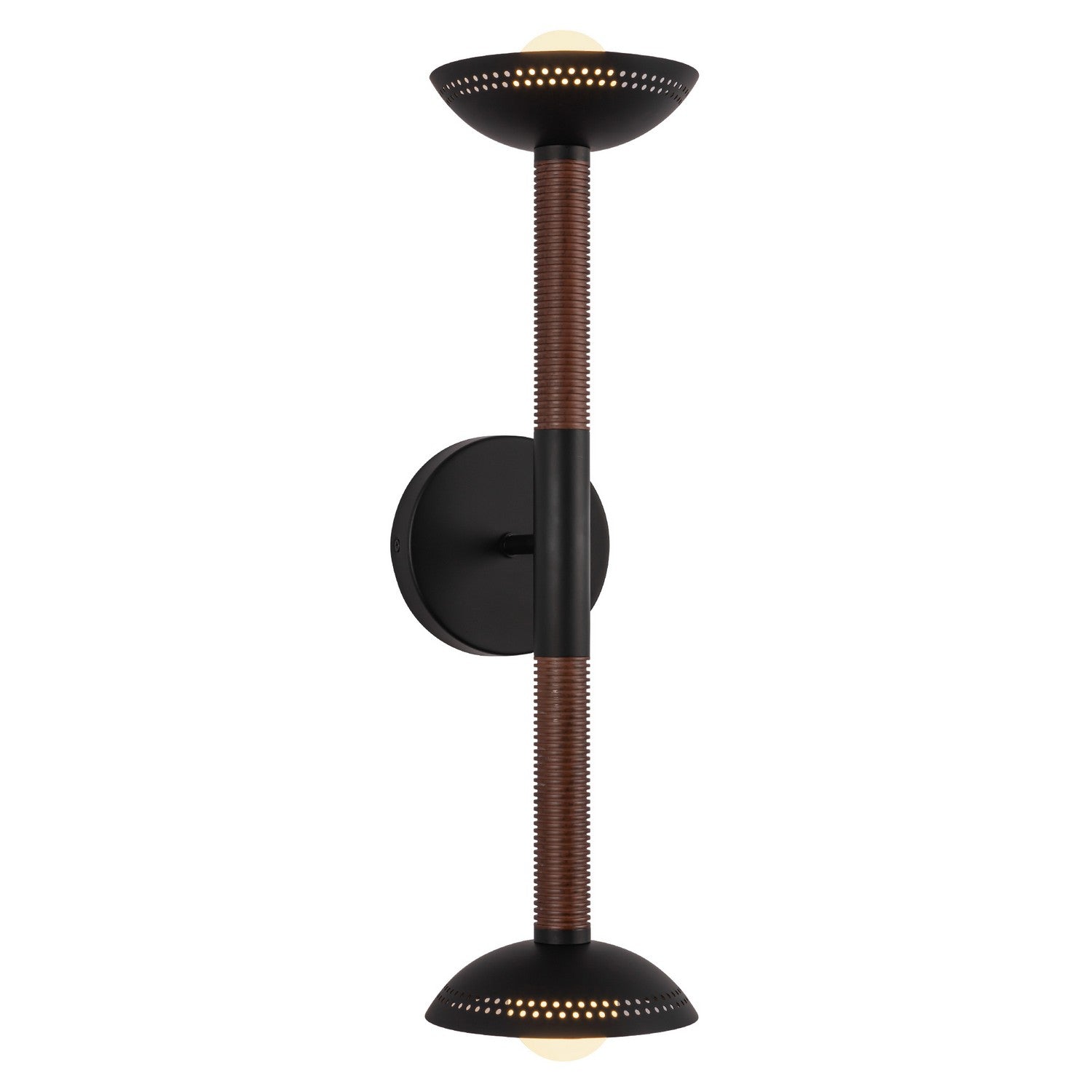 Alora - WV616223MBOP-UNV - LED Wall/Vanity - Arden - Matte Black/Opal Glass