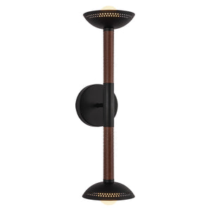 Alora - WV616223MBOP-UNV - LED Wall/Vanity - Arden - Matte Black/Opal Glass