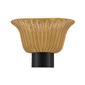 Alora - WV667014MB - One Light Vanity - Rancho - Matte Black