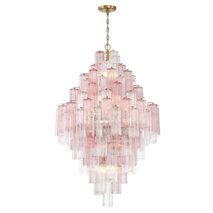Crystorama - ADD-319-AG-SP - 20 Light Chandelier - Addis - Aged Brass